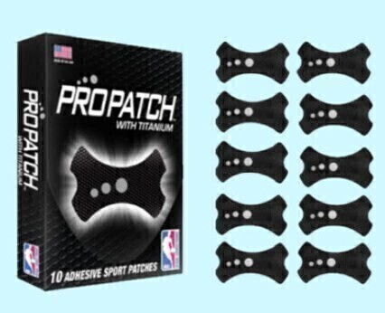 Propatch with Titanium Adhesive Sports Patches - Black 10 Count New In Box