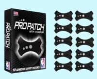 Propatch with Titanium Adhesive Sports Patches - Black 10 Count New In Box