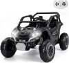 Firstness 24V Ride on Toy 800W Electric Remote Control Ride on Cars for Kids 2-Seater Riding Cars for Kids Ages 3-8, 3 Speed Mode, Music, LED Light, Off-Road UTV Ride on Truck for Boys & Girls, Black New In Box $399