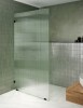 Glass Warehouse 40 in. W x 78 in. H Fixed Frameless Single Panel Shower Door with Fluted Tempered Glass Without Handle New in Box $699