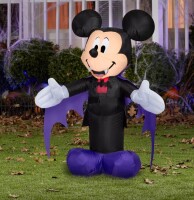 Gemmy 3.5 ft. Tall Airblown Inflatable Vampire Mickey Disney, Multicolored / Disney Airblown Inflatable Minnie in Bat Costume Disney, 3.5 ft Tall, Multicolored New In Box Assorted $199
