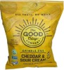 The Good Crisp Company Cheddar & Sour Cream Crinkle Cut Potato Chips, 1.5 oz New Best by 12/2026 - 2