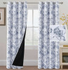 Winston Porter Pendar Floral Thermal Blackout Curtain with Grommets (Single), 52" x 63" / Society6 Heather Dutton Amelia Single Panel Room Darkening Window Curtain Panel 52" x 84" New Assorted $79
