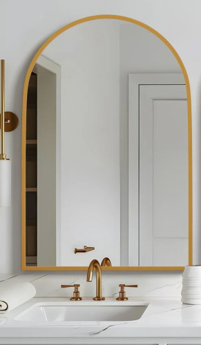 Mercer41 Margulies Metal Arch Mirror, 24" x 36" New in Box $299