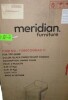 Meridian Furniture Sacha Cognac/Black Velvet Accent Chair New in Box $599 - 2