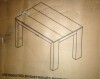 Wade Logan Chalonda Pine Solid Wood Dining Table in White Sand New Open Box $699 - 2