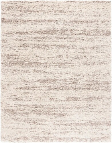 SAFAVIEH Hudson Shag Rectangular Rug 9' x 12' Plush Modern Large Ivory & Beige SGH206B-9, New $799