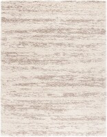 SAFAVIEH Hudson Shag Rectangular Rug 9' x 12' Plush Modern Large Ivory & Beige SGH206B-9, New $799