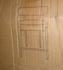Ebern Designs Najira Upholstered Counter Stool with Metal Frame, Black PU, New in Box $499 - 2