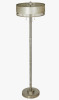 Latitude Run&reg; 62"H Flodie Aged Silver-Finish Metal Floor Lamp $299