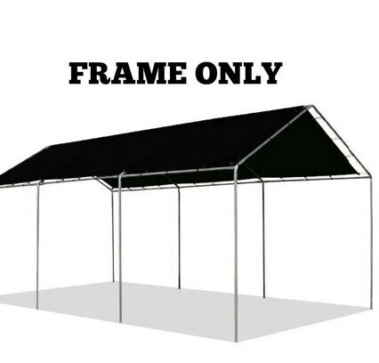 10' x 20' Carport Canopy Frame Pole Set