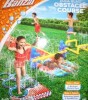Banzai 2-in-1 Obstacle Course Water Slide, Ages 5-12 New In Box $49 - 2