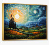 Millwood Pines Vangogh the Swaying Cypress II Wall Art, 24" x 36" New In Box $199