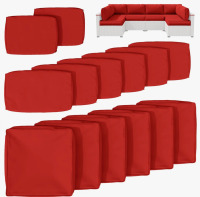 Barry Room 14-Piece Outdoor Seating Group Cushion Covers New In Box $299