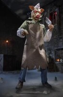 Home Accents Holiday 6.5 FT Wicked Woods Animated LED Butcher New In Box $299
