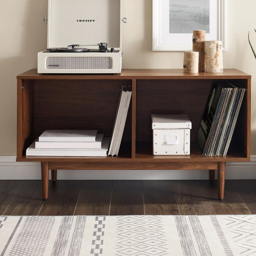Crosley Liam 40'' Console Table, Walnut, New Open Box $399
