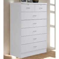 Ebern Designs Willma 7 Drawer 31.5" W Chest, White, New in Box $499