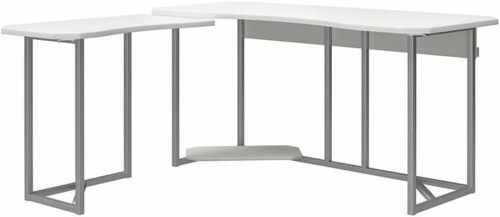 NTENSE Gaming L Desk with CPU Stand, White, New in Box $299