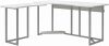 NTENSE Gaming L Desk with CPU Stand, White, New in Box $299