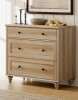 Charlton Home 3 Drawer Dresser for Bedroom, WAMPAT Dresser for Bedroom with 3 Drawers, Oak Kids Dressers with Wide Chest of Drawers New In Box $599