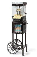 Nostalgia Popcorn Maker Machine - Professional Cart With 2.5 Oz Kettle Makes Up to 10 Cups - Vintage Popcorn Machine Movie Theater Style - Black $299
