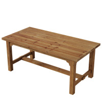 17 Stories 63" Solid Wood Executive Desk With Foot Bar For Home Office New Shelf Pull $399
