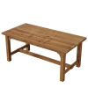 17 Stories 63" Solid Wood Executive Desk With Foot Bar For Home Office New Shelf Pull $399