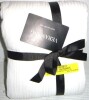 Vera Wang - King Duvet Cover Set, Soft Cotton Bedding with Matching Pillowcases, Button Closure & Inner Corner Ties, 3 Piece Bed Set (Bark White) New $199 - 2