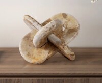 Brayden Studio&reg; 9X9" Rounded Marble Knot New In Box $299