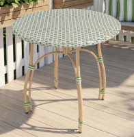 Bay Isle Home&trade; Altesa French Bistro Outdoor Table, Round Outdoor Coffee Table for Patio Balcony Garden New In Box $399