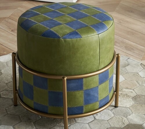 Everly Quinn Vitalius Upholstered Ottoman New In Box $399