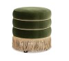 Jennifer Taylor Home Serena 31.5" Ruched Barrel Back Accent Arm Chair and Ottoman 2 Piece Set with Bullion Fringe, Olive Green New in Box 2 Boxes $1299 - 2