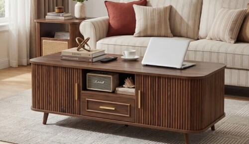 George Oliver Kyra Multi-Storage Coffee Table $499
