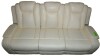 Ivy Bronx Vegan Leather Power Reclining Living Room Sofa in Cream New Floor Model On Working $2999 - 2