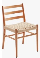 George Oliver Woven Rope Seat with Sturdy Metal Frame, Mid Century Modern Dining Room Chair New in Box $299