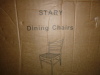 George Oliver Woven Rope Seat with Sturdy Metal Frame, Mid Century Modern Dining Room Chair New in Box $299 - 2