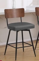 17 Stories Swivel Upholstered Counter & Bar Stool New in Box $399