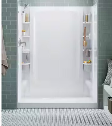 Sterling STORE+ 36" x 34" Complete Shower System in White New In Box 4 Boxes $1099