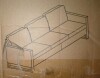 Opohoro Gray Wicker Outdoor Couch, Rattan Wicker 3-Seat Sofa High Back Couch with Gray Cushions for Garden Backyard New in Box $799 - 2
