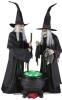 Home Accents Holiday 6.5 FT Gruesome Grounds Animated LED Witches Scene New in Box $499