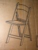 Flash Furniture Hercules Series White Wood Folding Chair with Vinyl Padded Seat New in Box $99 - 2