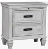 Canora Gray Torino 28" 2 Drawers Nightstand in White New in Box $399