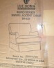 Latitude Run Madelina 32.7" W Swivel Armchair with Round Arms in Blue New In Box $699 - 2