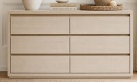 Ebern Designs Fere 60" W 6-Drawer Dresser New in Box $599