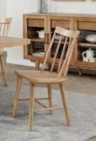 Coaster Middleton Brown Solid Wood Dining Side Chair New in Box $299