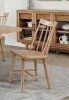 Coaster Middleton Brown Solid Wood Dining Side Chair New in Box $299