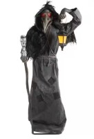 Home Accents Holiday 6.5 FT Grave & Bones Animated LED Raven New in Box $399