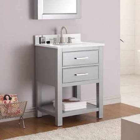 DHP Maine 24-Inch Bathroom Vanity Cabinet With Top New in Box $599