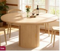 George Oliver 47-63 in Extendable Round Dining Table New in Box $599