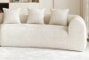 Ivy Bronx Boneless Modern Curved Sofa Oversized Compression Sofa in Beige New $1499